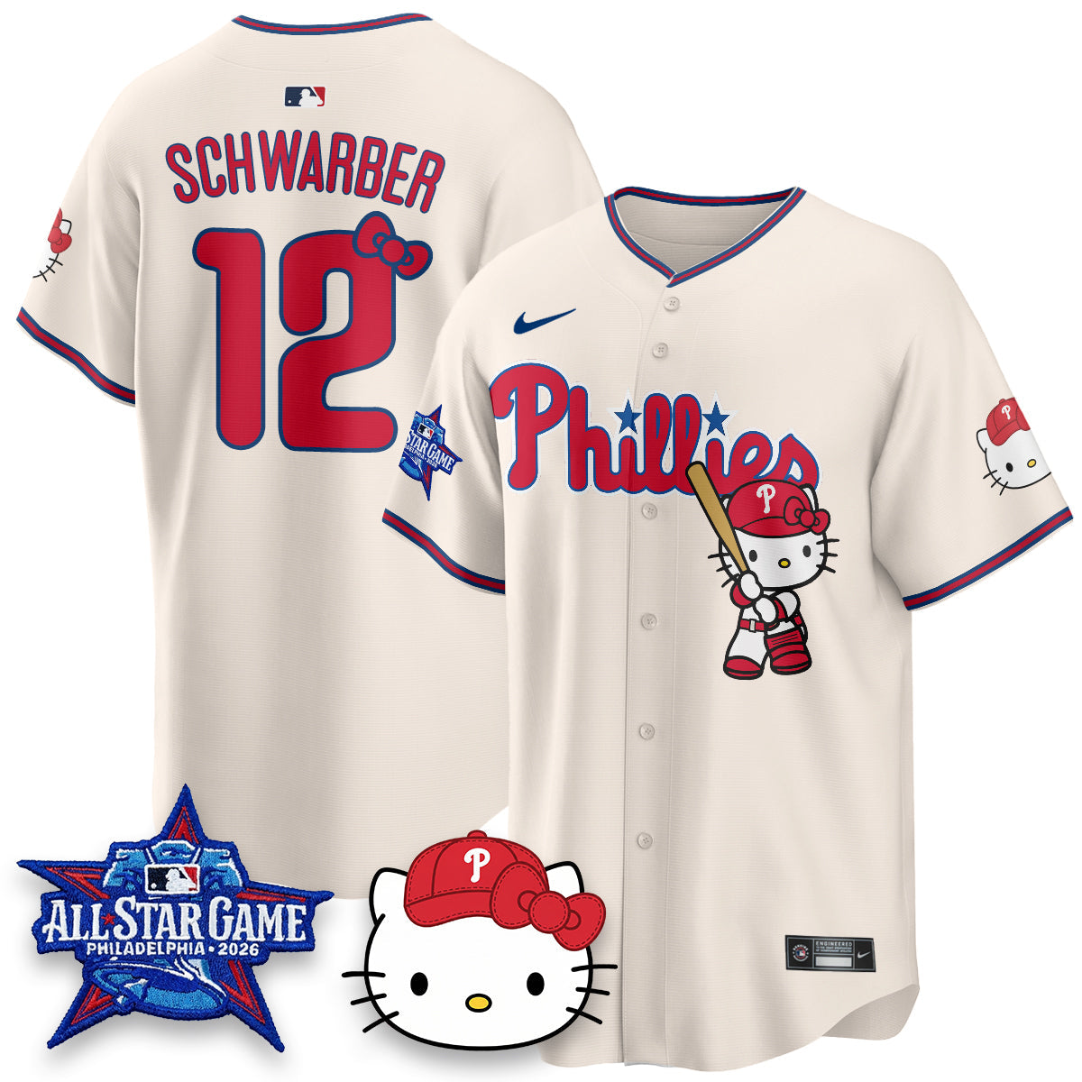 PHI x Meow Kitty Vapor Limited Blue Jersey- Stitched