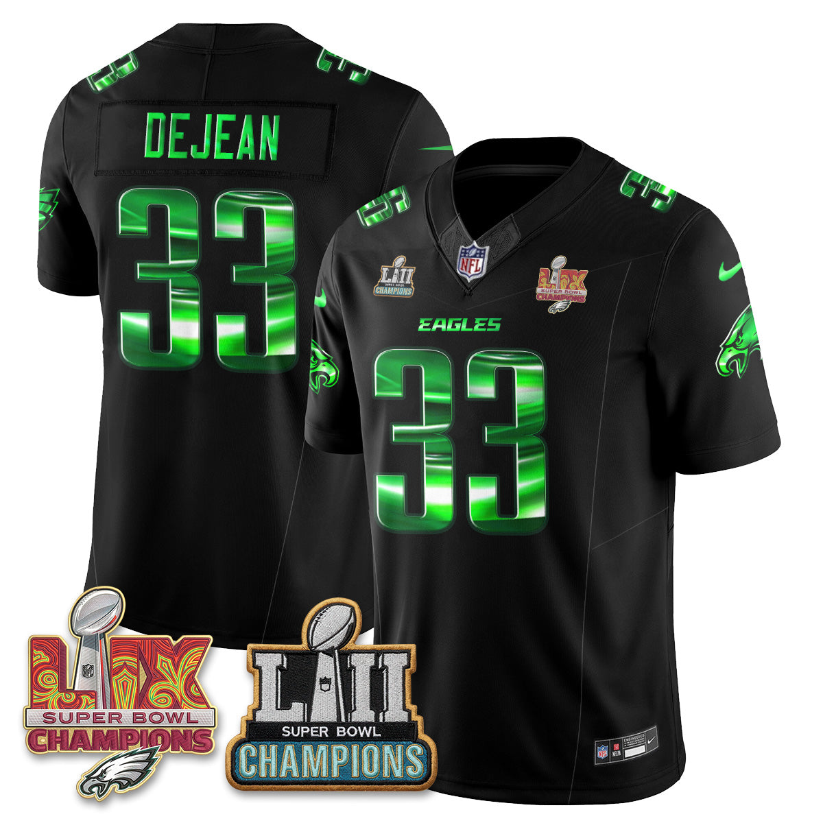 Philadelphia Eagles Fangear Edition Vapor Jersey - Stitched