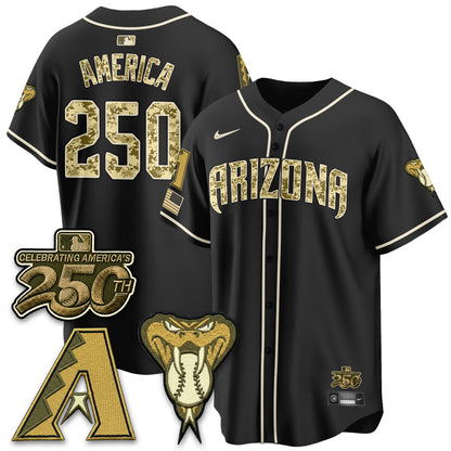Arizona Diamondbacks Salute to Service 2026 Vapor Premier Limited Jersey - All Stitched