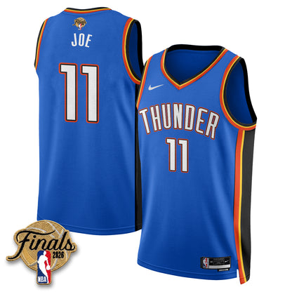 Oklahoma City Thunder 2026 NBA Western Conference Champions Vapor Jersey V2- Stitched