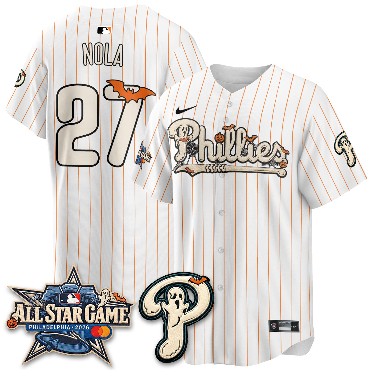 Philadelphia Phillies Halloween 2026 Vapor Limited Jersey - Stitched