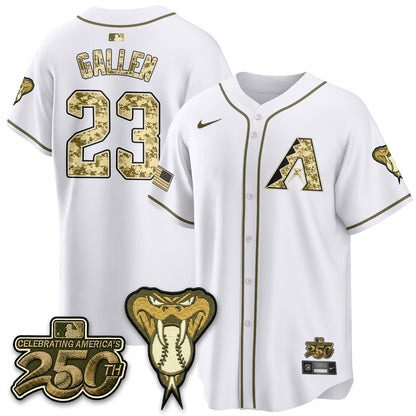 Arizona Diamondbacks Salute to Service 2026 Vapor Premier Limited Jersey - All Stitched