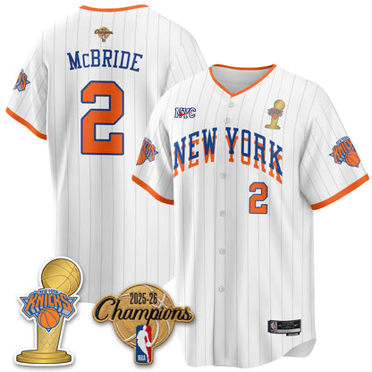 New York Knicks 2026 NBA Champions Vapor Jersey - Stitched