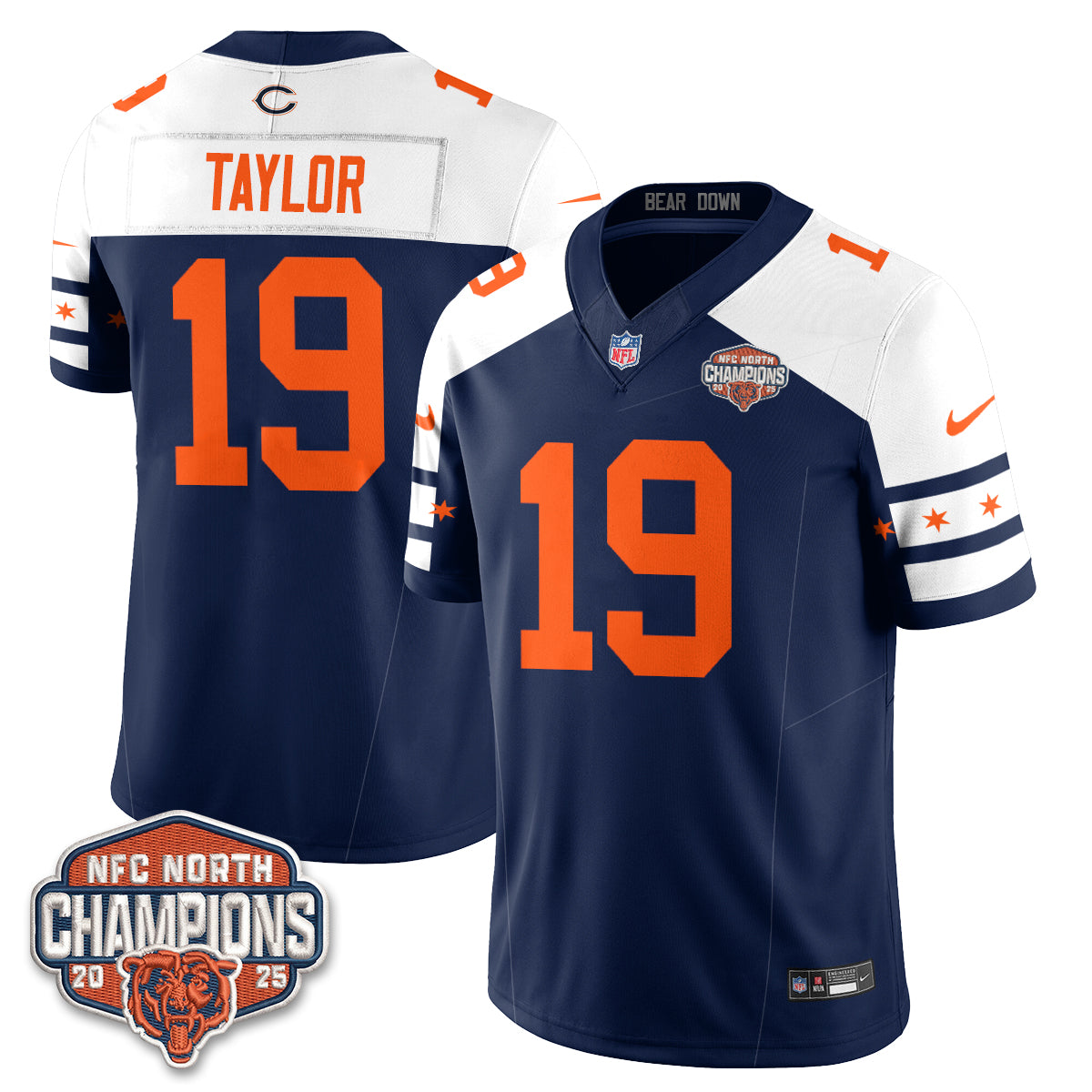 Chicago Bears Fangear Edition Vapor Jersey - Stitched
