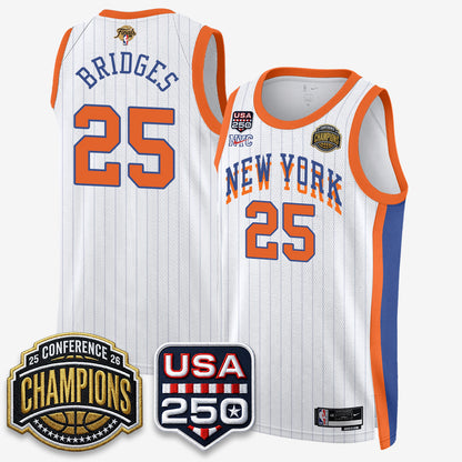 New York Knicks 2026 NBA Eastern Conference Champions City Edition Jersey - Stitched