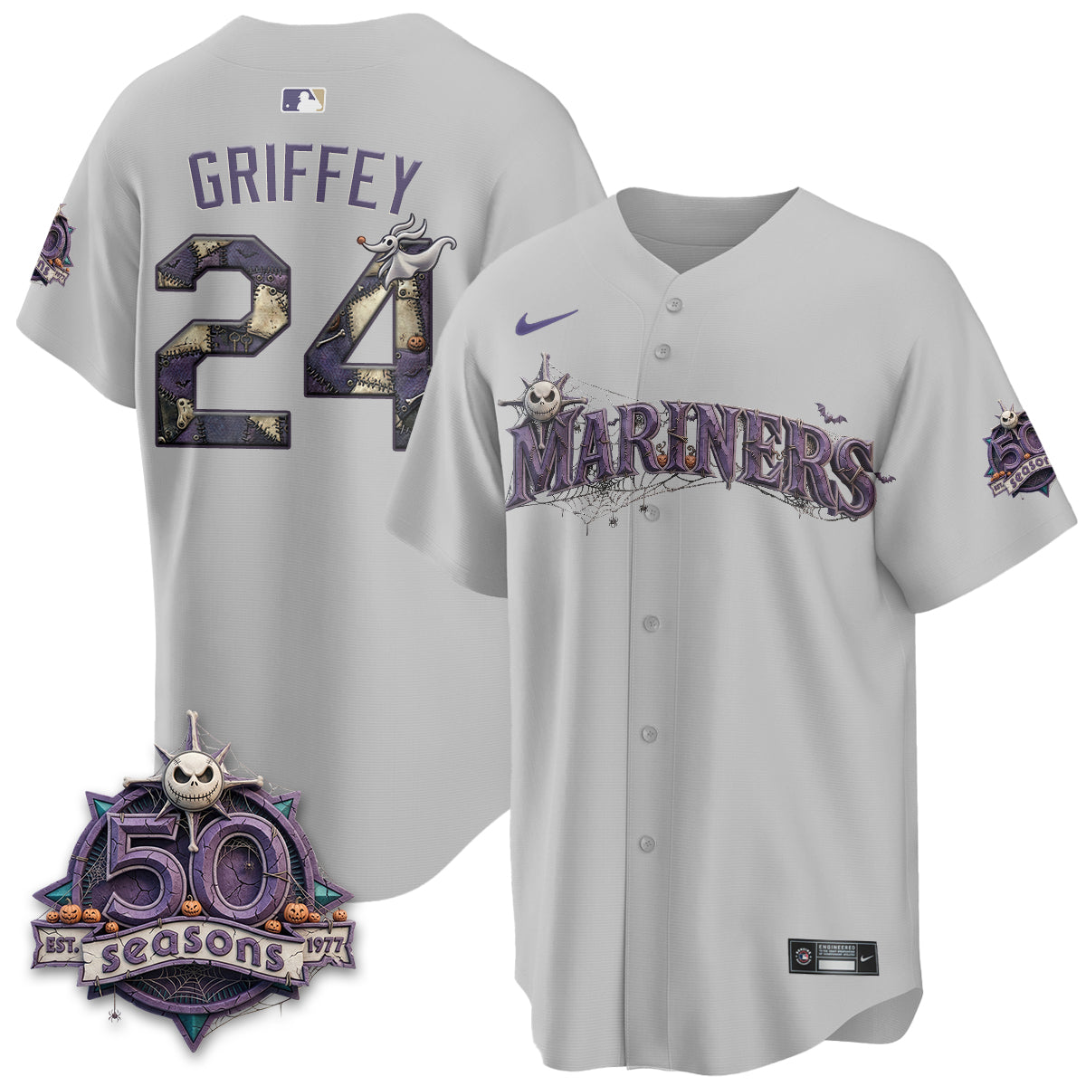 Seattle Mariners Nightmare Edition Vapor Limited Jersey - Printed