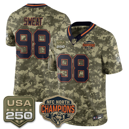 Chicago Bears 2026 Salute to Service Edition Vapor Jersey - Stitched (2)