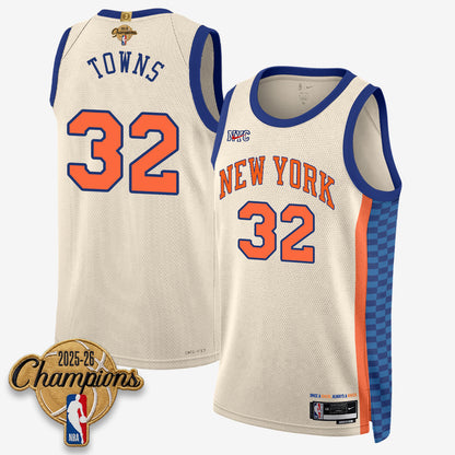 New York Knicks 2026 Basketball Champions Vapor Jersey V2- Stitched