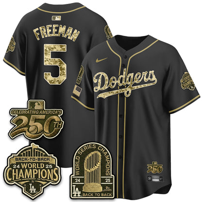 LAD Military Appreciation Game Day Jersey V2 - Stitched