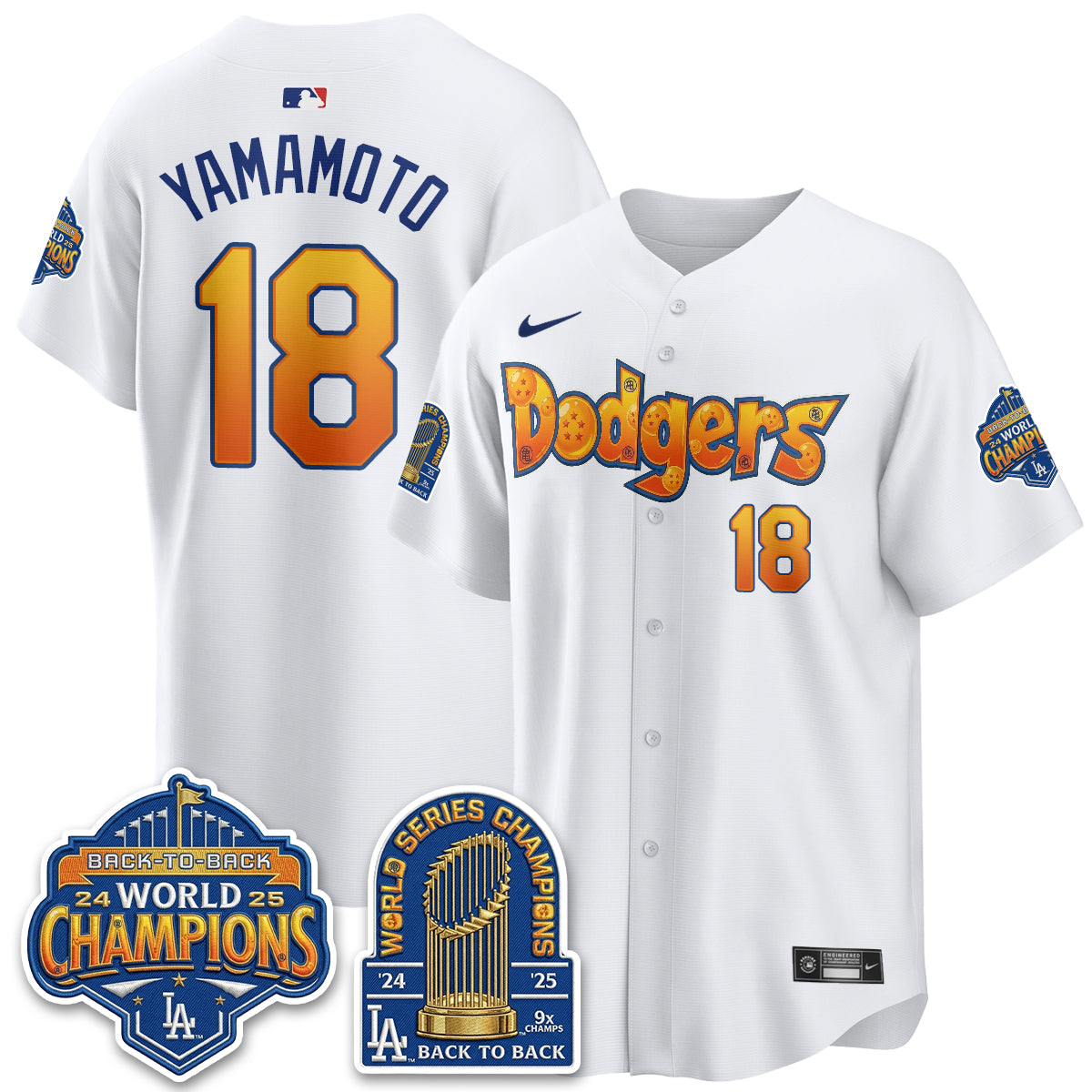 Los Angeles Dodgers x DB Night 2026 Vapor Jersey V2- Stitched