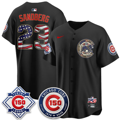 Chicago Cubs 2026 Independence Day USA Vapor Limited Jersey - Stitched