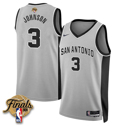 San Antonio Spurs 2026 NBA Western Conference Champions Vapor Jersey V2- Stitched