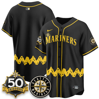Seattle Mariners x P-Nuts Vapor Limited Jersey - Stitched