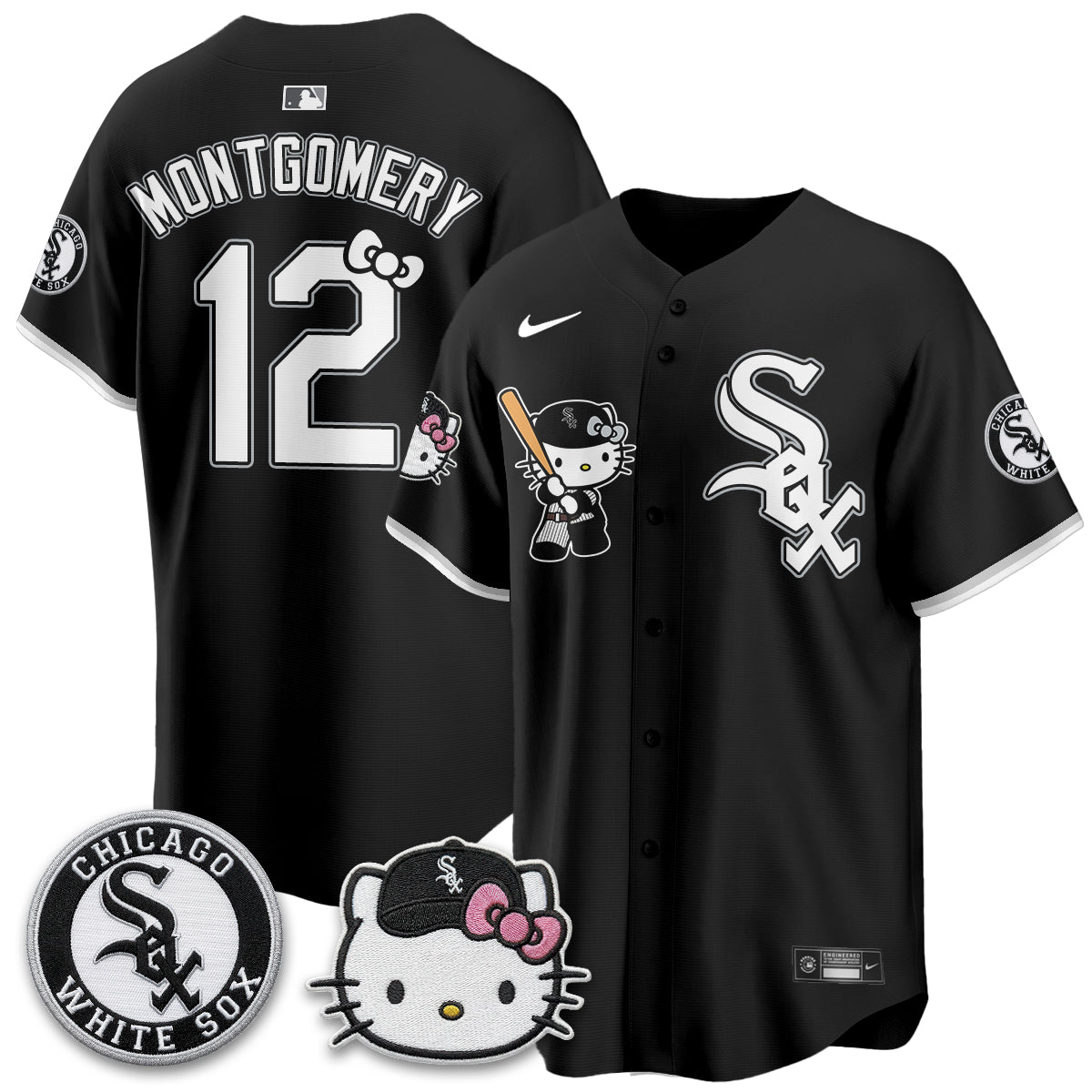 Chicago White Sox x Meow KT Vapor Jersey - Stitched