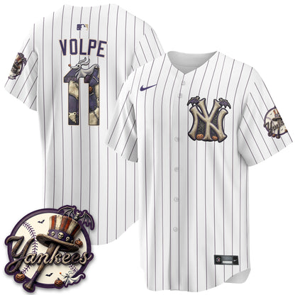 New York Yankees Nightmare Edition Vapor Jersey - Printed