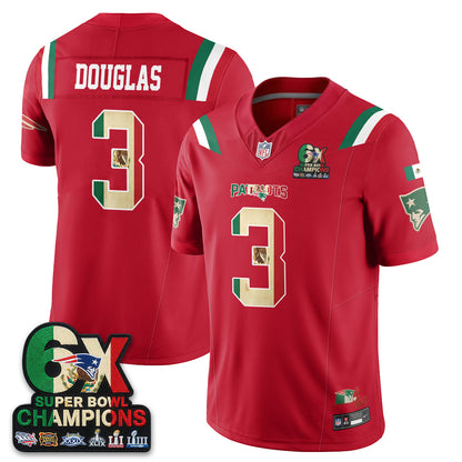 New England Patriots Mexico Edition Vapor Jersey - Stitched
