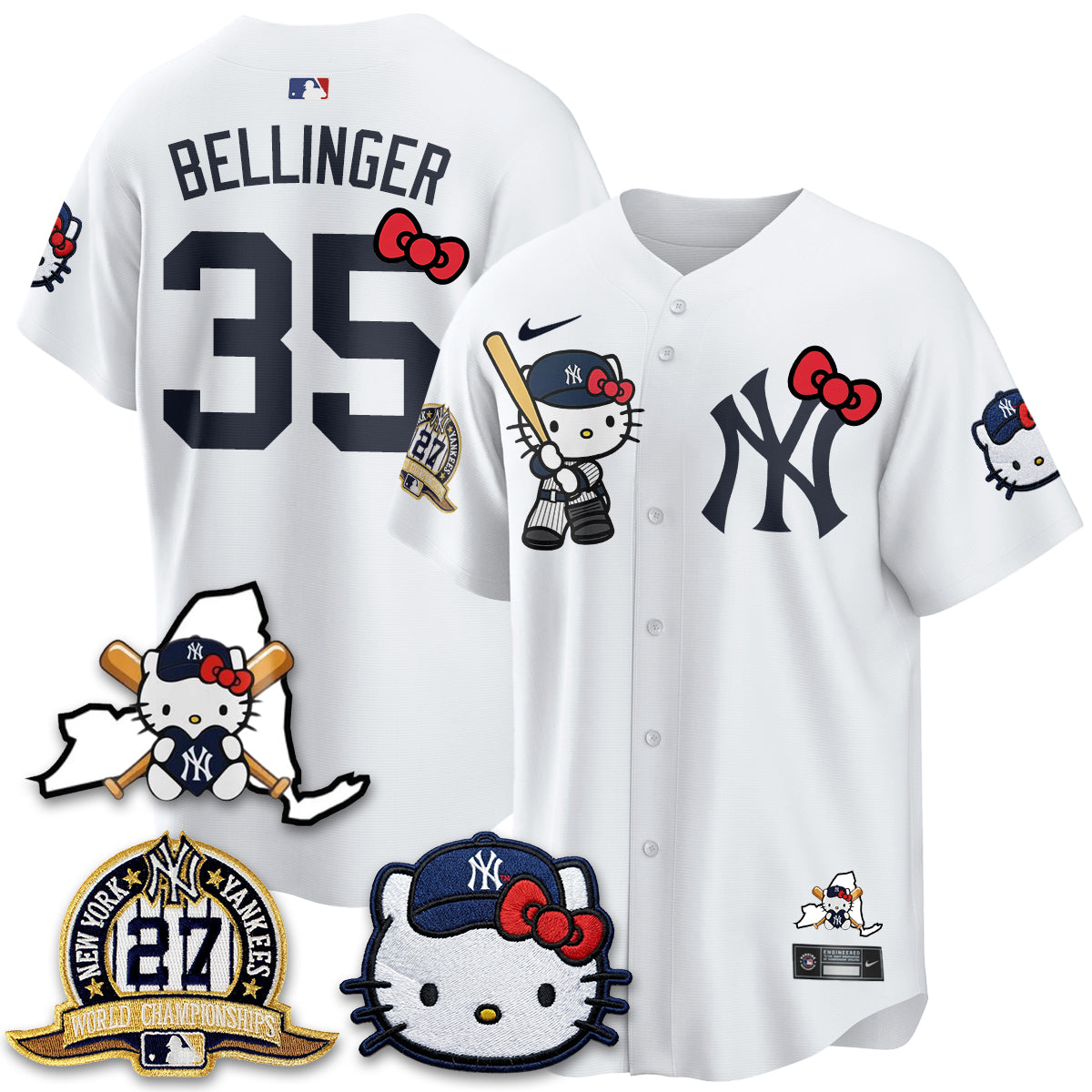 New York Yankees Meow KT 2026 Vapor Limited Jersey - All Stitched