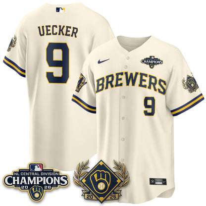 Milwaukee Brewers 2026 NL Division Champs Vapor Jersey - Stitched