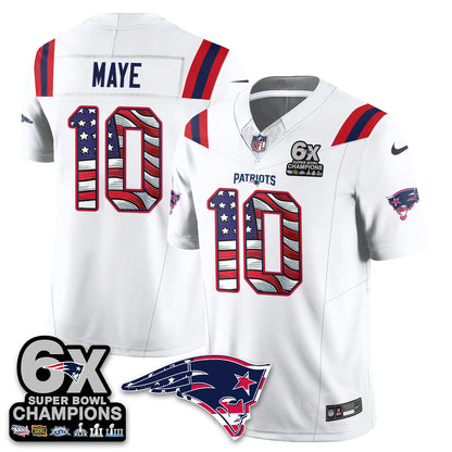 New England Patriots America Edition Vapor Jersey V2- Stitched