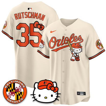 Baltimore Orioles x Meow Kitty Vapor Premier Limited Jersey - Stitched