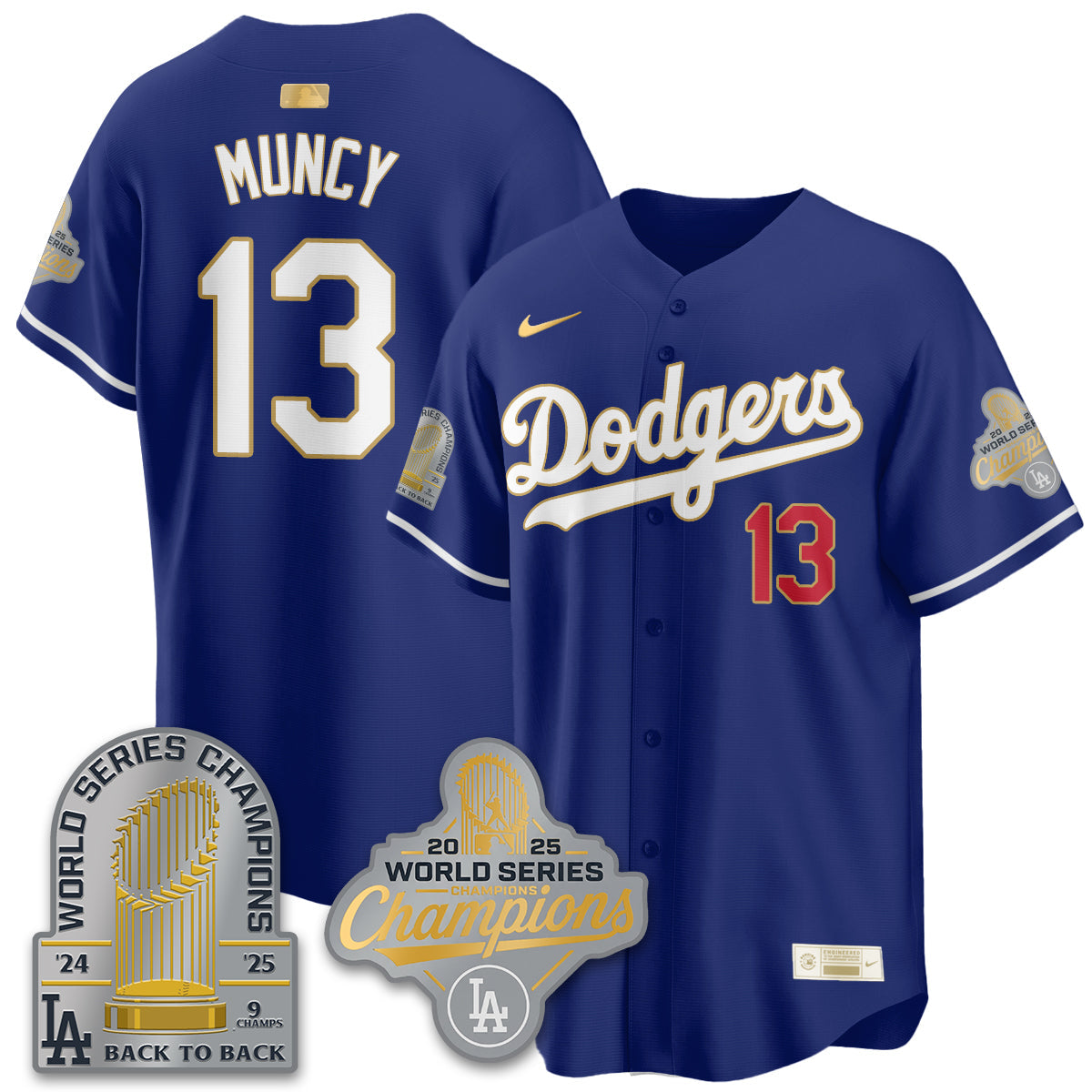LAD Gold Collection Welcome No.29 Black Gold Jersey - Stitched
