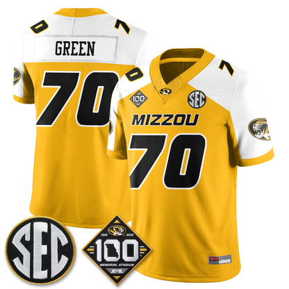 Missouri Tigers 100th Anniversary of Memorial Stadium Vapor Jersey - Stitched