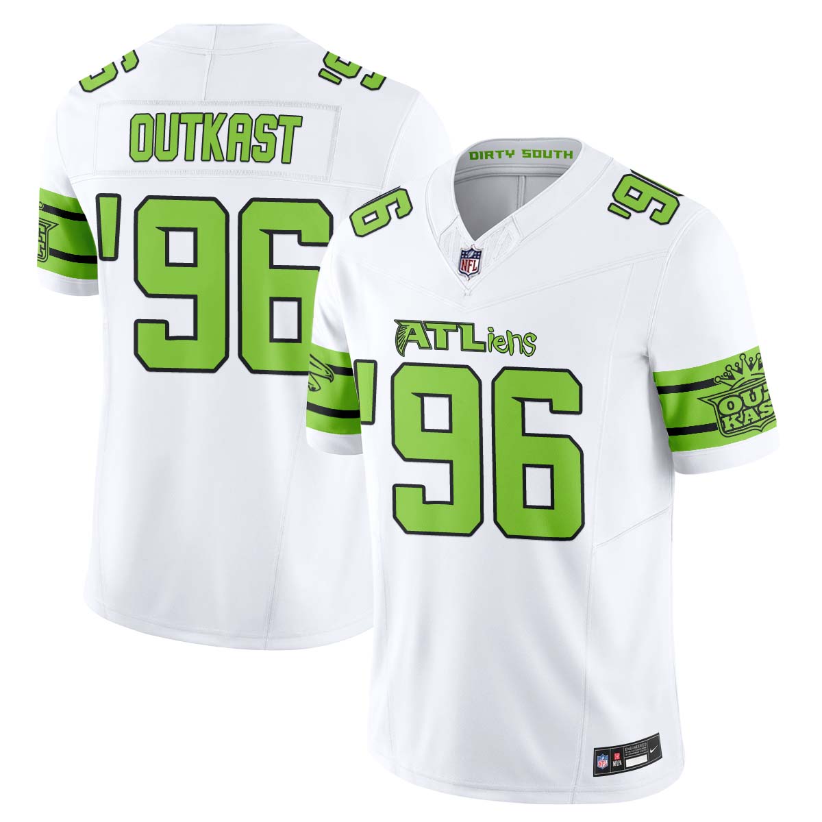 Atlanta Falcons 30th Anniversary ATLiens Vapor Jersey - Stitched-NQD
