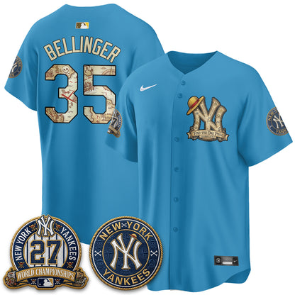 New York Yankees x OP Japanese Cartoon Limited Jersey -  Stitched