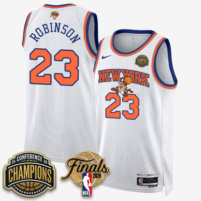 New York Knicks 2026 NBA Eastern Conference Champions x Looney Tunes Vapor Jersey V2- Stitched