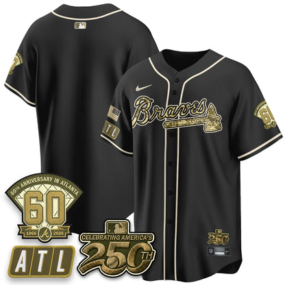 Atlanta Braves Armed Forces Day 2026 Vapor Limited Jersey - All Stitched