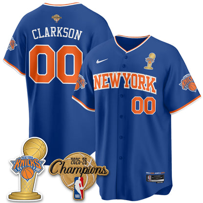 New York Knicks 2026 NBA Champions Vapor Jersey - Stitched
