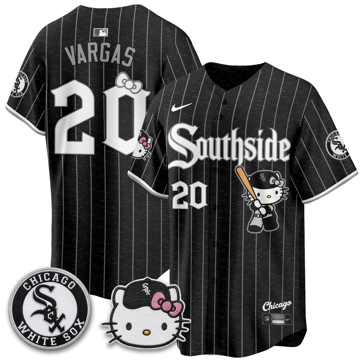 Chicago White Sox x Meow KT Vapor Jersey - Stitched