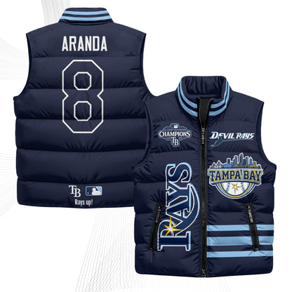 Tampa Bay Rays "Devil Rays" Puffer Vest - Printed
