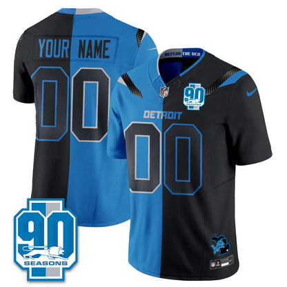 Detroit Lions Rivalries Split Edition Vapor Custom Jersey - Stitched