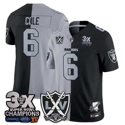 Las Vegas Raiders Split Edition Vapor Jersey V2- Stitched
