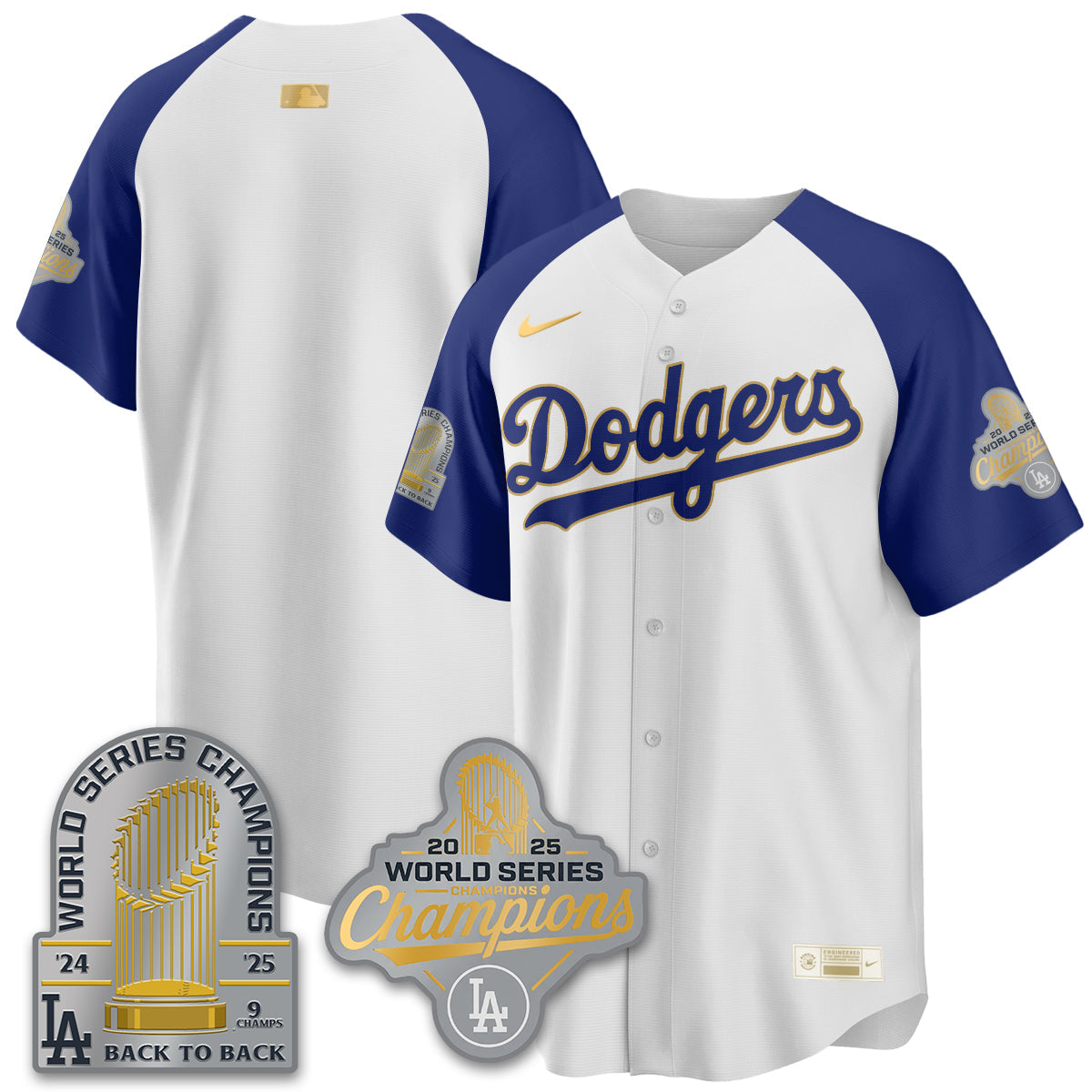LAD Gold Collection Welcome No.29 Black Gold Jersey - Stitched