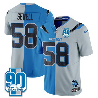 Detroit Lions Rivalries Split Edition Vapor Jersey - Stitched