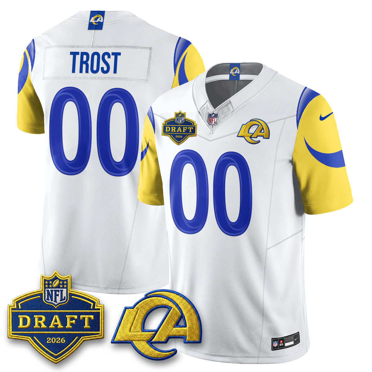 Los Angeles Rams 2026 NFL Draft Jersey - All Stitched