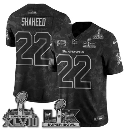 Seattle Seahawks 2026 Salute to Service V2 Vapor Jersey - Stitched