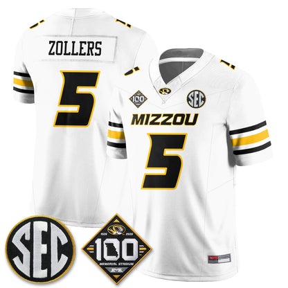 Missouri Tigers 100th Anniversary of Memorial Stadium Vapor Jersey - Stitched