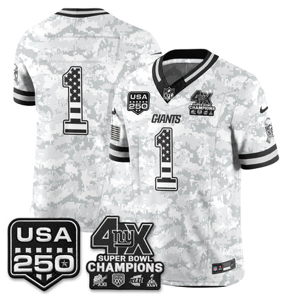 NYG 2026 Salute To Service Vapor Jersey - Stitched