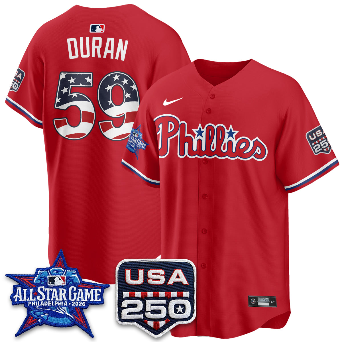 Philadelphia Phillies 2026 All Star Edition Vapor Jersey - Stitched