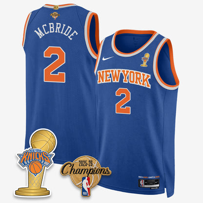 New York Knicks 2026 Basketball Champions Vapor Jersey - Stitched