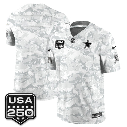 Dallas Cowboys 2026 Salute to Service Edition Vapor Jersey - Stitched