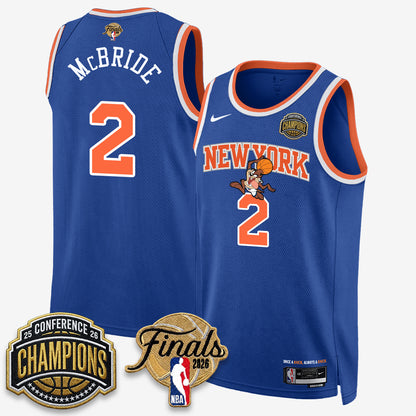 New York Knicks 2026 NBA Eastern Conference Champions x Bunny Vapor Jersey V2- Stitched