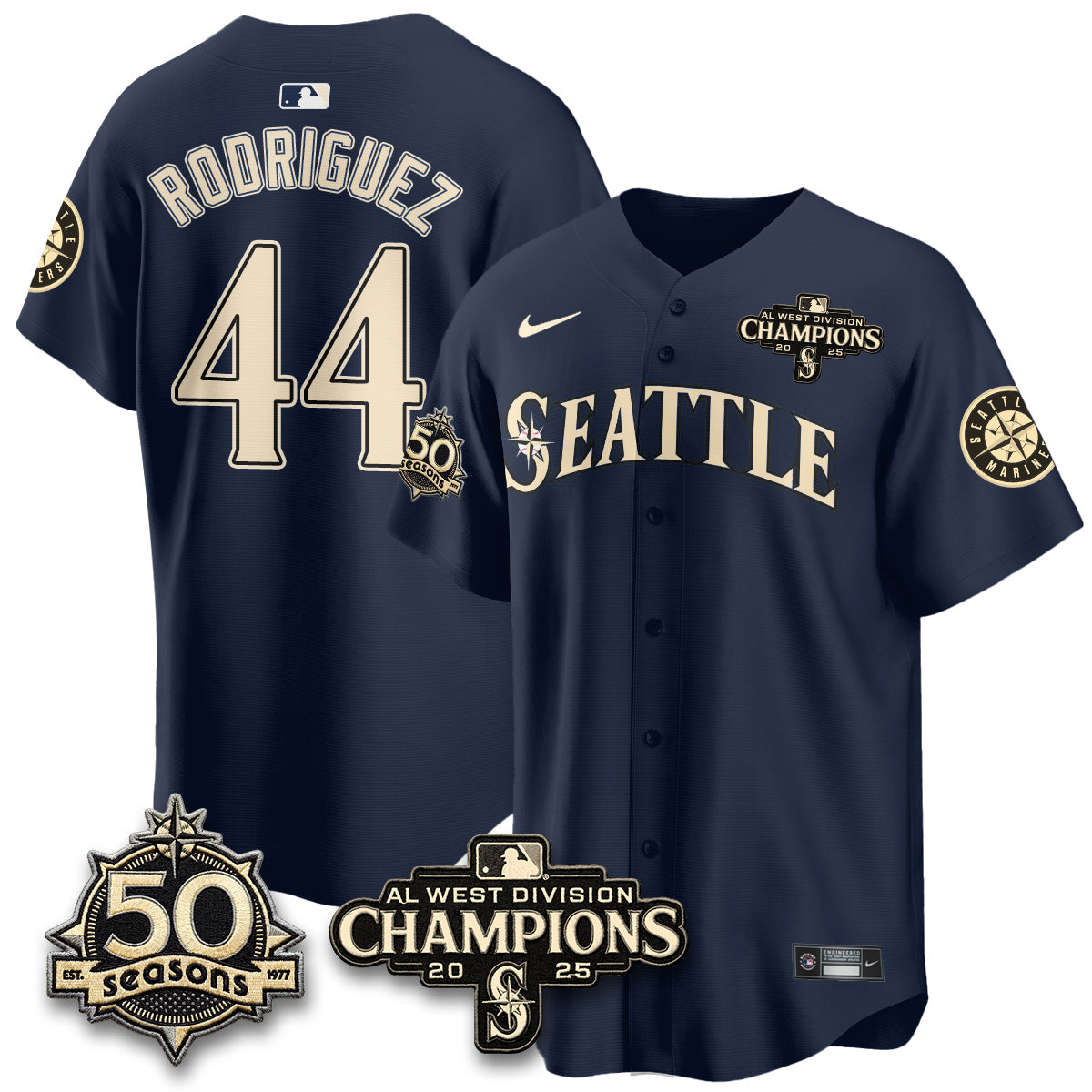 SEA Vapor Premier Limited  Steelheads Jersey - 50th Anniversary - Stitched