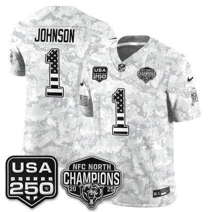 Chicago Bears 2026 Salute to Service Edition Vapor Jersey - Stitched (2)