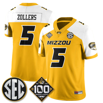 Missouri Tigers 100th Anniversary of Memorial Stadium Vapor Jersey - Stitched