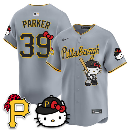 Pittsburgh Pirates x Meow KT Vapor Limited Jersey - Stitched