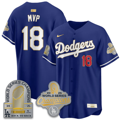 LAD Gold Collection Welcome No.29 Black Gold Jersey - Stitched